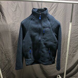Patagonia Men's Retro Pile Full Zip Regular Fit Fleece Jacket Blue Size S
